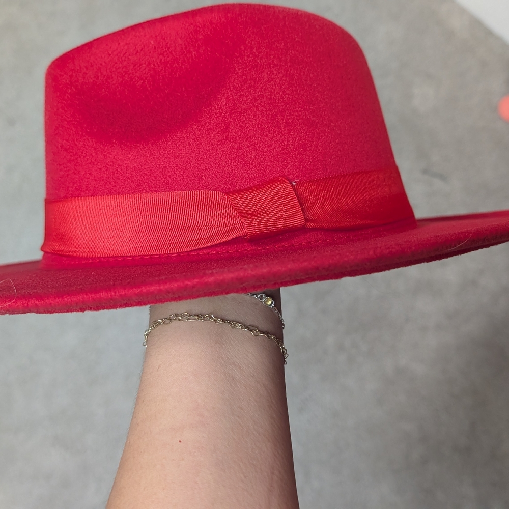 Elegant Red Women's Hat